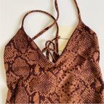 Mara Hoffman  snake skin print swimsuit NEW Photo 3