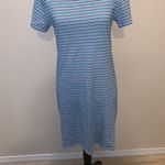 Merona striped midi sheath dress white with blue stripes Photo 2