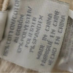 FDJ French dressing cream colored jorts size 8 goucho style jorts Tan Photo 5