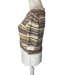 House of Harlow 1960 Crop Cardigan Sweater Metallic Small Photo 4