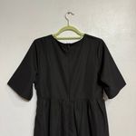 Made With Love Black Short Sleeve Faux Wrap Jumpsuit Sz M NWT Size M Photo 6