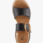 Spring Step Womens  Abarah Leather Sandals Black 35 4.5/5 Comfortable Photo 1