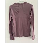 Athleta  Momentum Top Womens Small Purple‎ Long Sleeve Active Gym Workout Sporty Photo 1