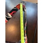 Island Aloha Wear, Made in Hawaii, Bright Orange Red Floral Print Shoulder Bag Photo 6