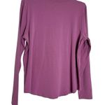 Lululemon Mauve Pink Crewneck Pima Cotton Long Sleeve T-Shirt Photo 2