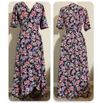 Bobeau  Garden Party Floral Wrap Dress S Small Photo 14