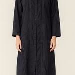 Beguile Sleepwear Black Pintuck Lace Trim Long Sleeve Cotton Shirt Dress Size 1X Photo 0