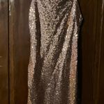 Mind Code Gold Sequin Mini Dress Photo 0