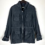 Joie  Utility Wool Blend 4 Pockets Zip Jacket Coat Photo 0