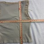 Vintage Voice M Army Cropped Tank Top Distressed Grunge Y2K Edgy Baddie Military Tan Size M Photo 5