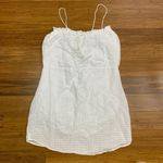 Greylin  Dress Womens Small White Mini‎ Tassel Tie Waist Sleeveless Casual Summer Photo 3