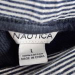 Nautica  Size L Dark Blue Joggers with Striped Waistband Photo 3