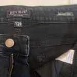 Judy Blue 7/28 Leopard Patch Black High Rise Ripped Skinny Jeans JB82168BK Photo 3