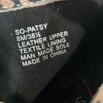 Sole Society  Patsy Leopard Print Leather Side Zip Wedge Ankle Booties size 8 Photo 8