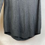 Magaschoni  Gray Long Sleeve Cowl Drape Neck Soft Sweater M Photo 2