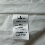 Lulus NWT  Exceptional Entrance White Sleeveless Tiered Rosette Midi Dress Size L Photo 9