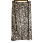 Dorothee Schumacher Elegant Purple/Brown Cream Sequined Skirt Glamour Designer 2 Purple Photo 3