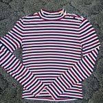 Forever 21 Red and Black Striped Top Photo 0