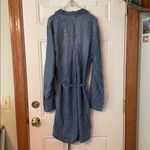 Cloth & Stone NWT Von Maur Anthropologie  Chambray Denim Style Country Dress Photo 8