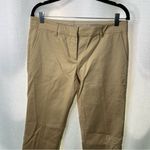 Tory Burch  Pale Khaki pleated Korri wide leg pants size‎ 6 minimalist preppy Photo 3