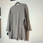 Alfani  Light Gray Grey Merino Wool Sweater Open Front Cardigan Size Large NWT Photo 7