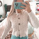 Maeve Beige Button Up Cardigan  Photo 2