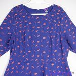 Unique Vintage Gwynnie Bee Umbrella Print Navy Dress, plus size 0X Photo 4