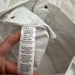 frame denim FRAME Le Hollywood High Waist Ripped Crop Straight Leg Jeans In Blanc Rips Photo 8