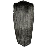 John + Jenn Black Faux Fur Long Fuzzy Vest Size Large NWT Photo 4