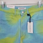 We Wore What  Tie-Dye Denim Cut Off Shorts NWT Size 26 Revolve jean shorts Photo 2