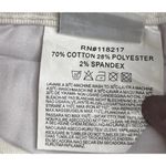 Juniors DO DENIM White Low Rise Cuffed Rhinestone Embellished Jean Shorts Size 9 Photo 9