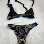 LG Printed Dragon New Bikini Set Black Photo 1