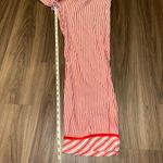 PINK - Victoria's Secret  Pajama Pants Medium Red White Striped Sleep‎ Lounge Photo 7