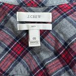 J.Crew  Boy Plaid Button Down Shirt Women’s 00 Photo 2