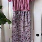 Handmade Pinup Style Dress Red Gingham and Cherry Print Photo 5