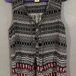 Faded Glory  Sleeveless V Neck Top Size Small Photo 0