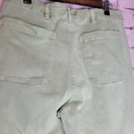 OAT NEW YORK SUNWASHED GREEN WIDE LEG CROPPED JEANS 12/31 Photo 5
