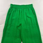 H&M  Kelly Green High Rise Straight Leg Summer Pant S Photo 1
