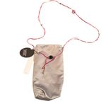 Onska Jumeoni Satin Bag Beaded String Strap Melon‎ Gray Green Korean Fashion NWT Photo 1