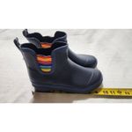 landchief size 8 rubber rainbow shoes woman Black Photo 1