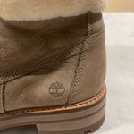 Timberland Women's LIGHT Brown Lace Up Fur Boots Photo 3