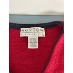 Norton Studio vintage Americana womens red short sleeve cardigan size L Size L Photo 3