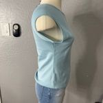 Banana Republic Ribbed High-Crew Top 771407, Bali Blue, S Photo 1