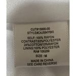 Trixxi  Juniors Embroidered ~ Adjustable Strap ~ White Dress Medium Photo 7