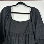 Sweet Lemon Black Textured Babydoll Dress Size Small Photo 6