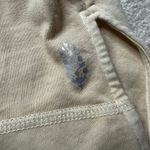 Free People : Varsity Stripe Neutral Yellow Tan VNeck Oversized Sweatshirt Photo 6