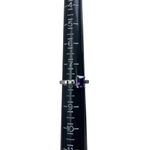 Elegant Purple Silver Ring, feminine, coquette, boho, feminine, summer, fairy Multiple Size 8 Photo 5