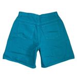 *Vtg NY Line Mom Shorts Womens Size L Turquoise Festival Streetwear Y2K 90's Blue Size L Photo 2