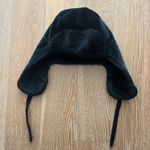 Women's Black Winter Hat with Ear Flaps Photo 3
