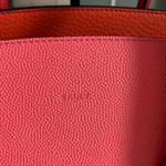 Bally Sommet Satchel Top Handle Medium Size Handbag In Beautiful Orange/pink. Pink Photo 2